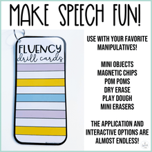 Load image into Gallery viewer, PHYSICAL Fluency Drill Card Activities for Speech Therapy
