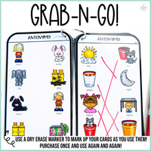 Load image into Gallery viewer, PHYSICAL Language Drill Card Activities for Speech Therapy
