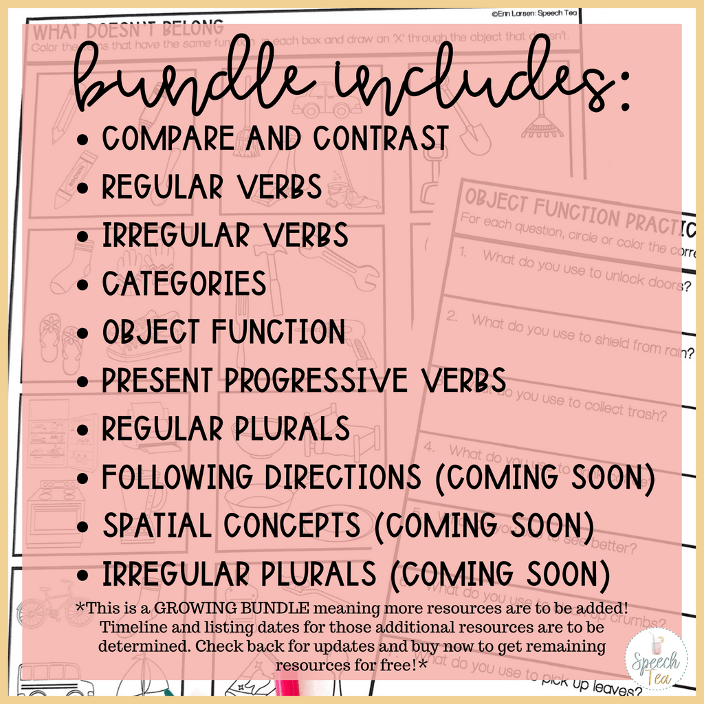 Interactive Language Units GROWING Bundle