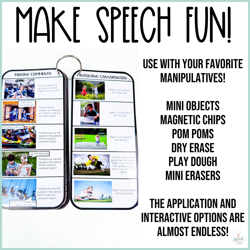 PHYSICAL Pragmatic Language Drill Card Activities for Speech Therapy *PREORDER* | EST. SHIP DATE AUG. 30