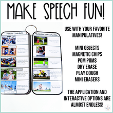 Load image into Gallery viewer, PHYSICAL Pragmatic Language Drill Card Activities for Speech Therapy
