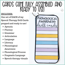 Load image into Gallery viewer, PHYSICAL Drill Card Activities for Speech Therapy BUNDLE (10 Card Sets)
