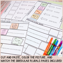 Load image into Gallery viewer, Irregular Plurals Interactive Activity Unit for Speech Therapy
