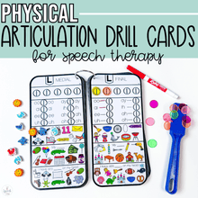 Load image into Gallery viewer, PHYSICAL Articulation Drill Cards
