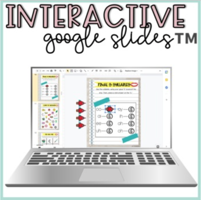 Articulation Digital Interactive Notebook Activities Bundle