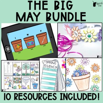 The Big May Bundle for Speech Therapy
