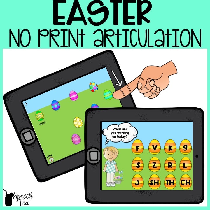 No Print Easter Articulation