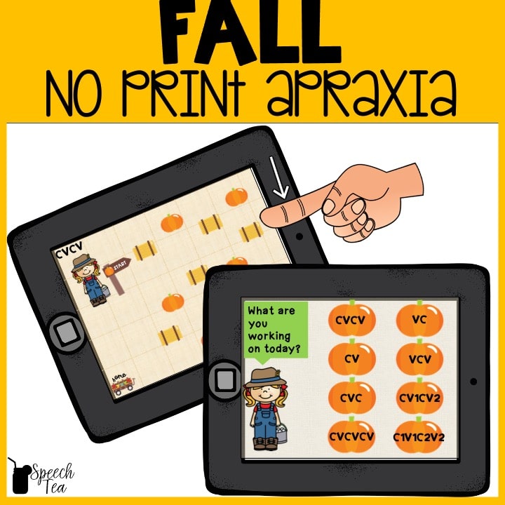 No Print Fall Apraxia