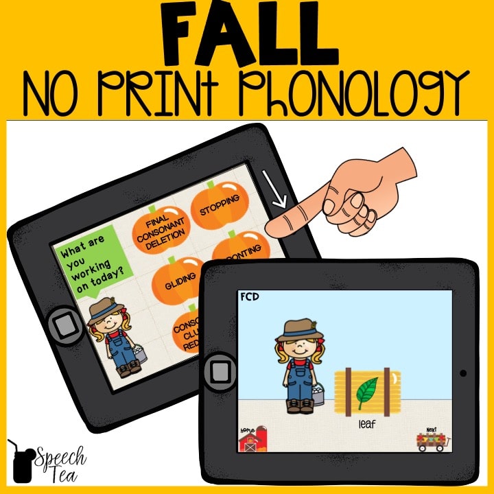 No Print Fall Phonological Processes