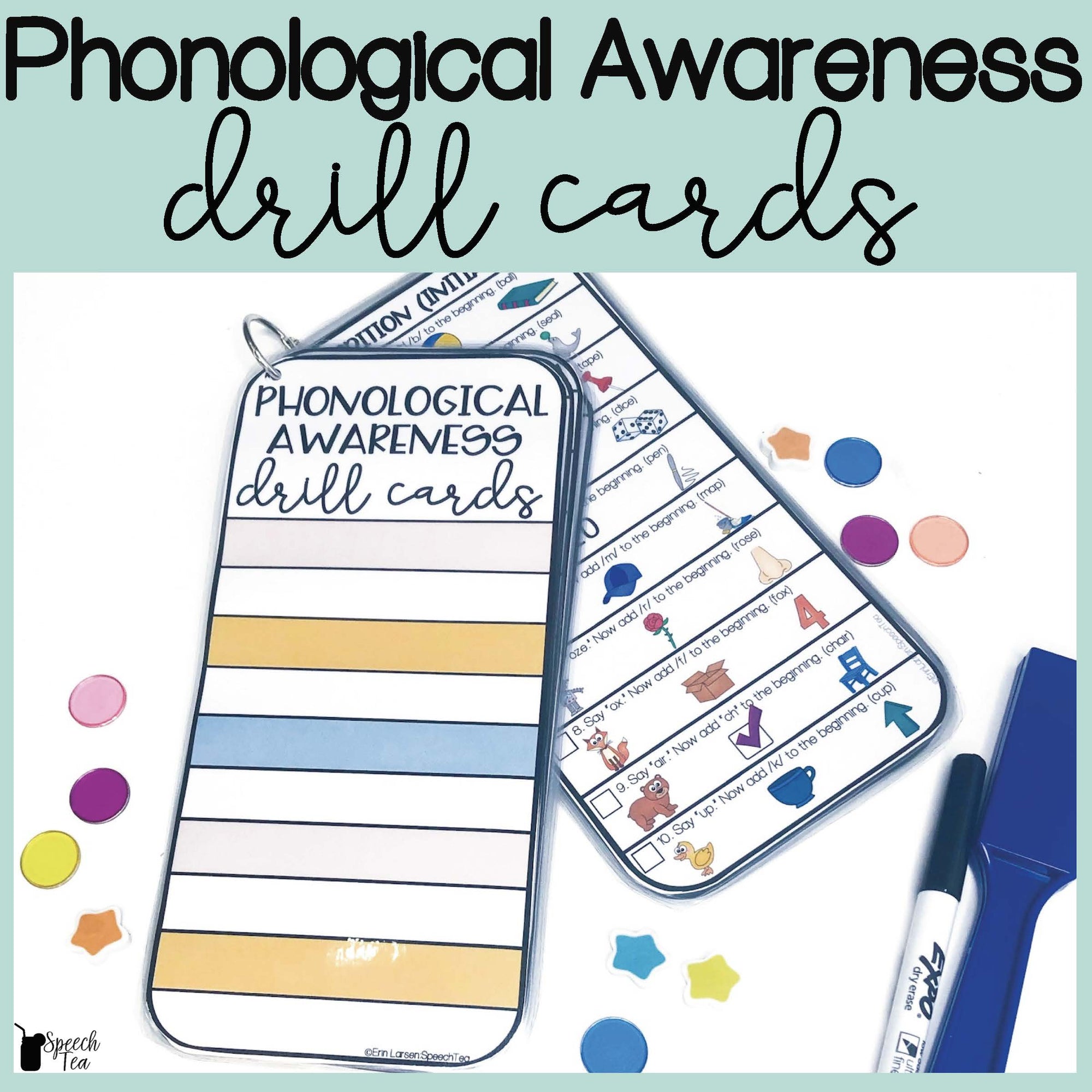 Phonological Awareness Drill Cards