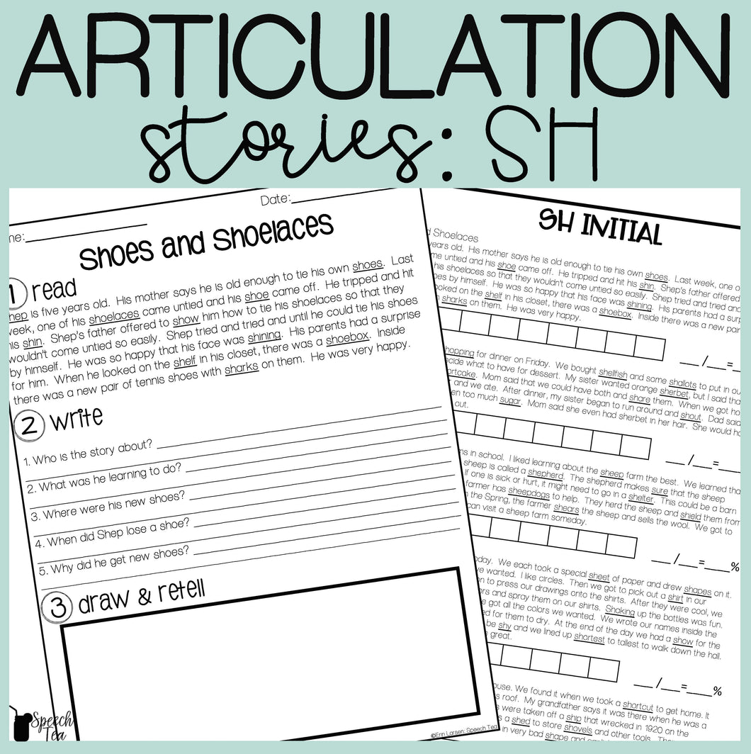 SH Articulation Stories