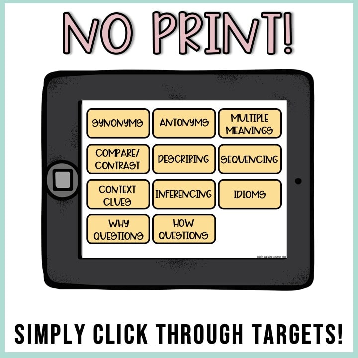 No Print Language: 3rd-5th