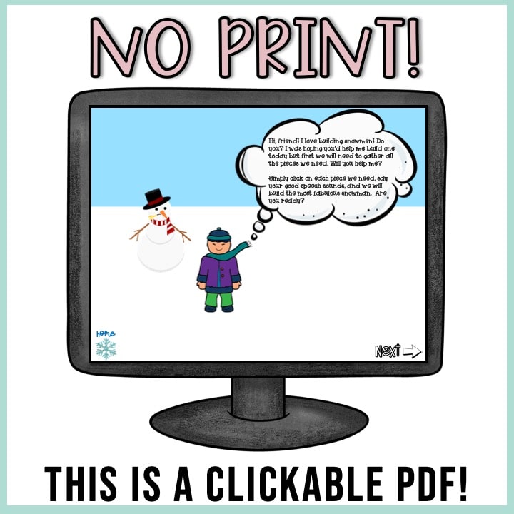 No Print Winter Apraxia
