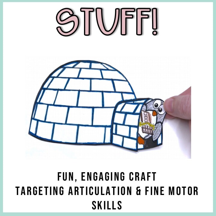 Winter Articulation Stuffer Craft