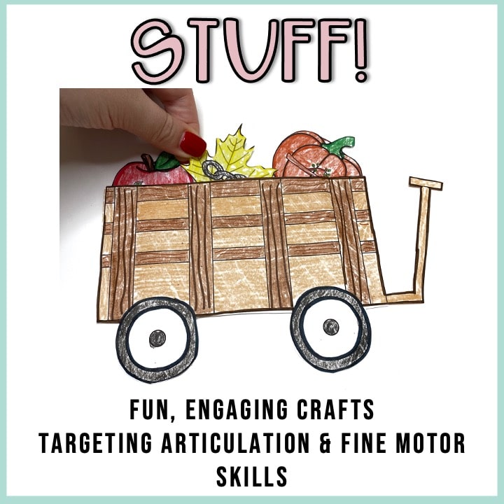 Fall Articulation Stuffer Craft