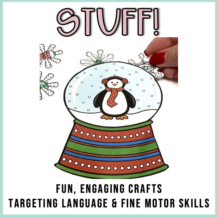 Christmas Language Stuffer Craft