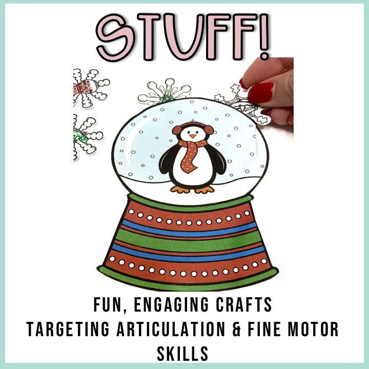 Christmas Articulation Stuffer Craft