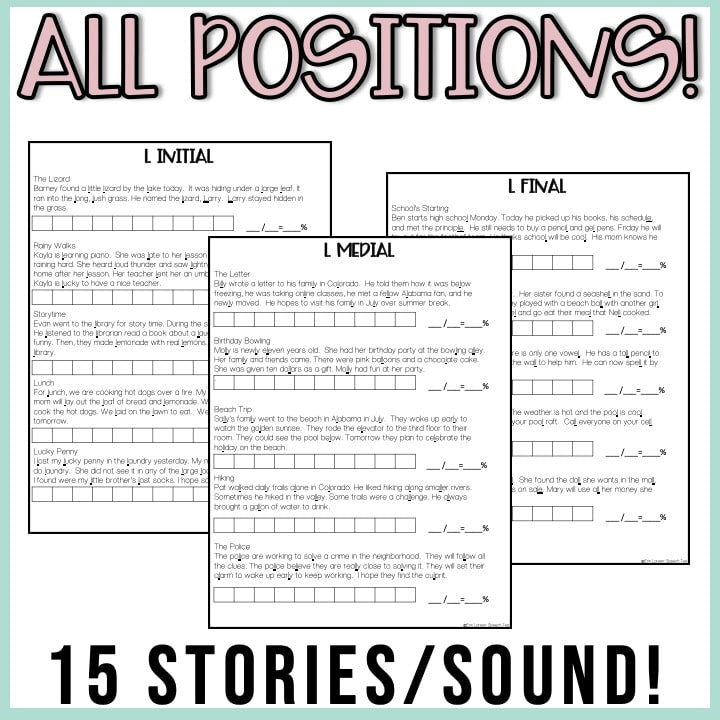 S and Z Articulation Stories