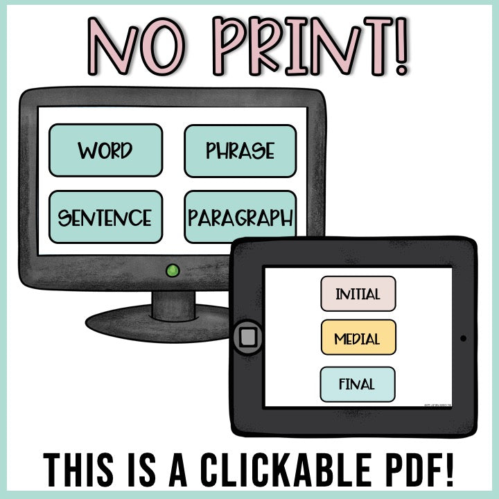 No Print Consonant Cluster Reduction