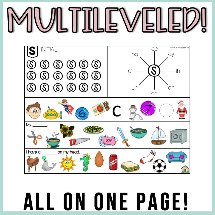 No Print Articulation Drill Cards