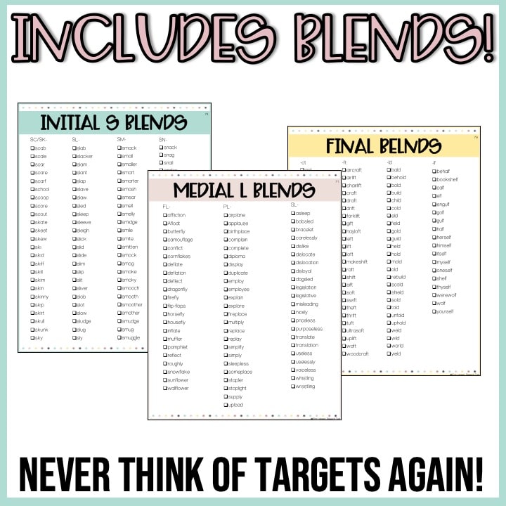 Articulation Word Lists