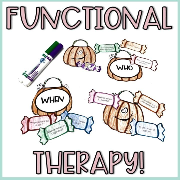 Halloween Speech Therapy Stuffer Craft Bundle