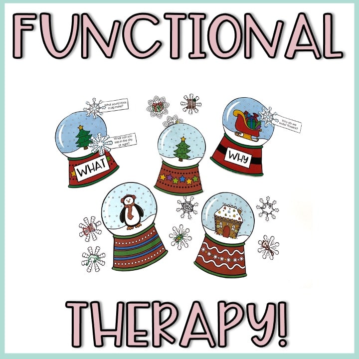Christmas Speech Therapy Stuffer Craft BUNDLE