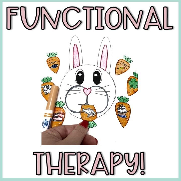Easter Speech Therapy Stuffer Craft Bundle