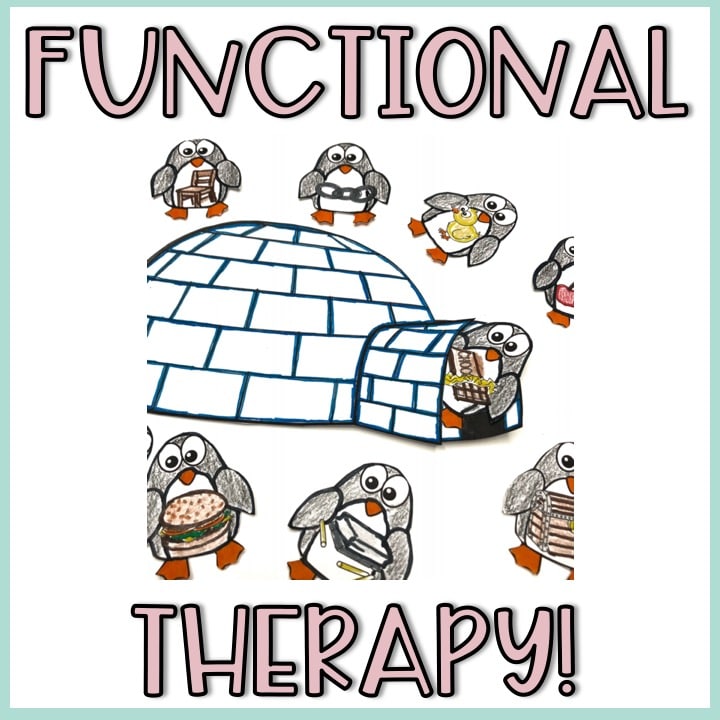 Winter Speech Therapy Stuffer Craft Bundle
