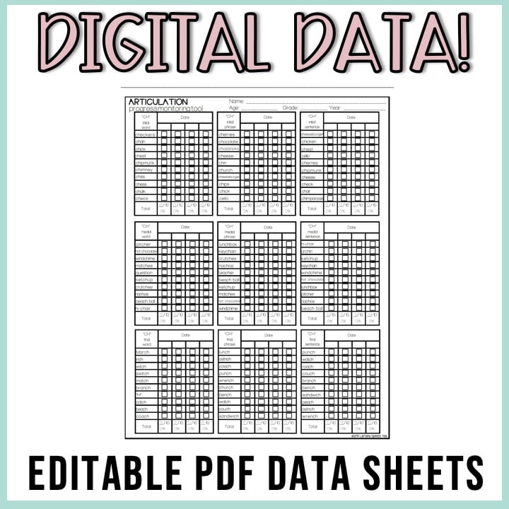 No Print Articulation Drill Cards