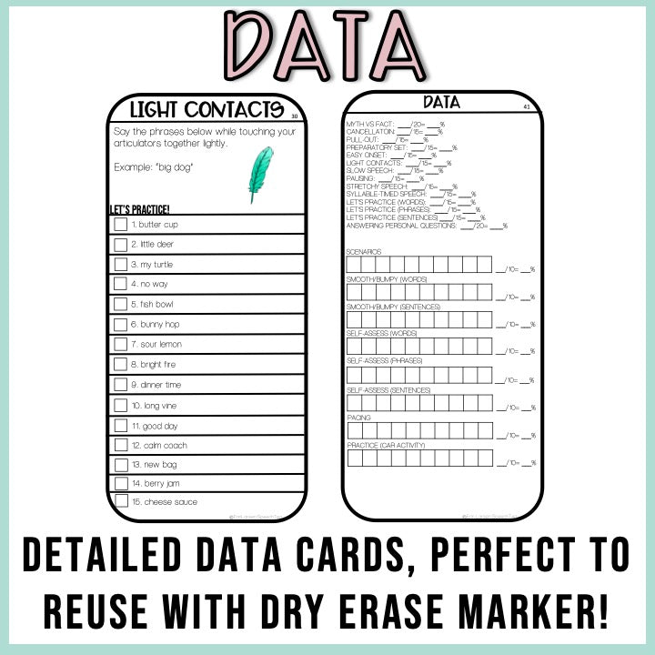 Fluency Drill Cards