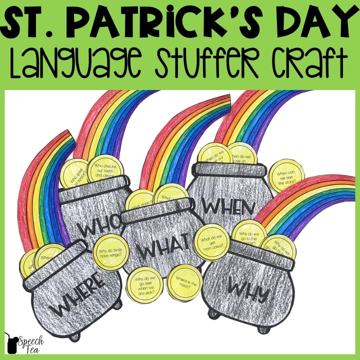 St. Patrick's Day Language Stuffer Craft