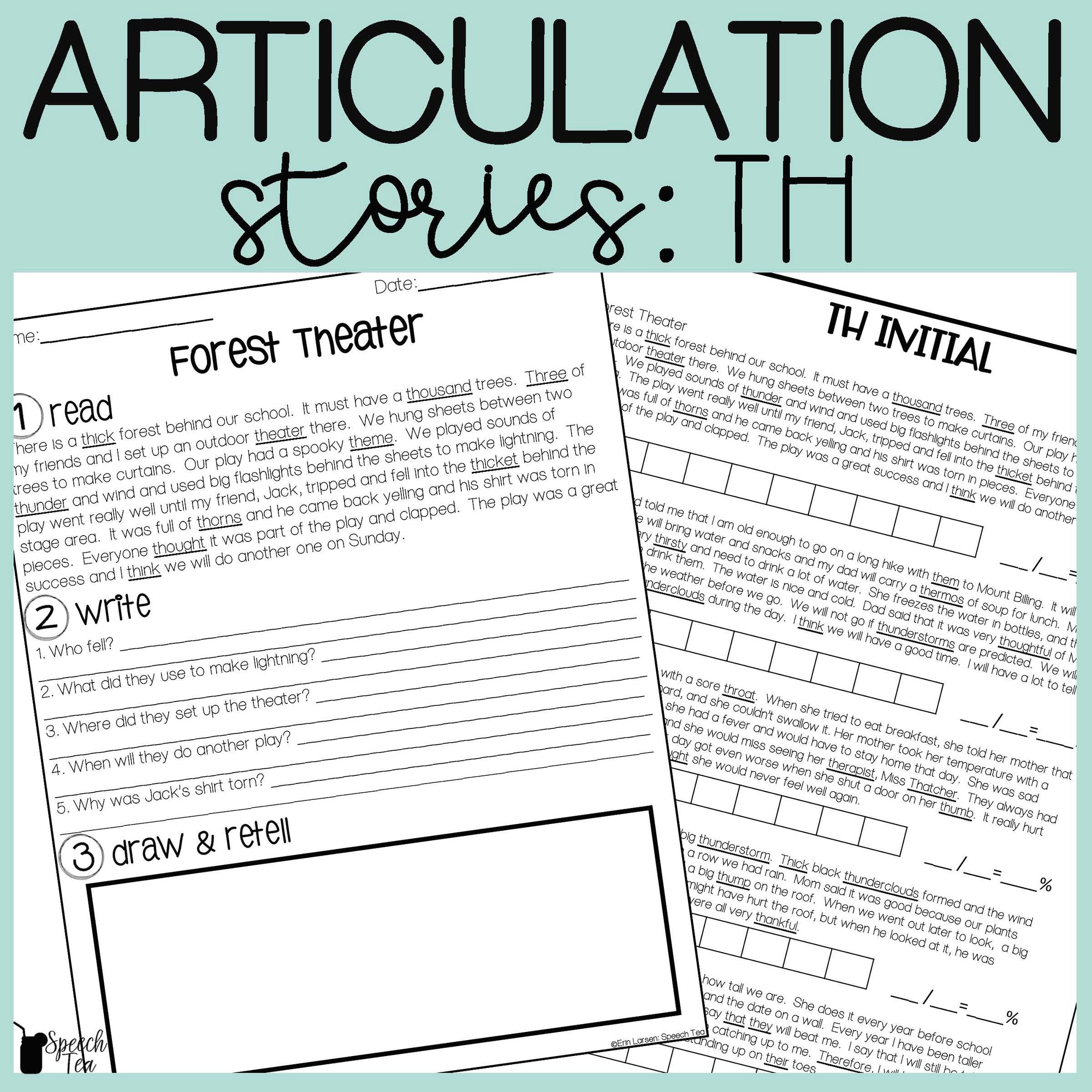 TH Articulation Stories