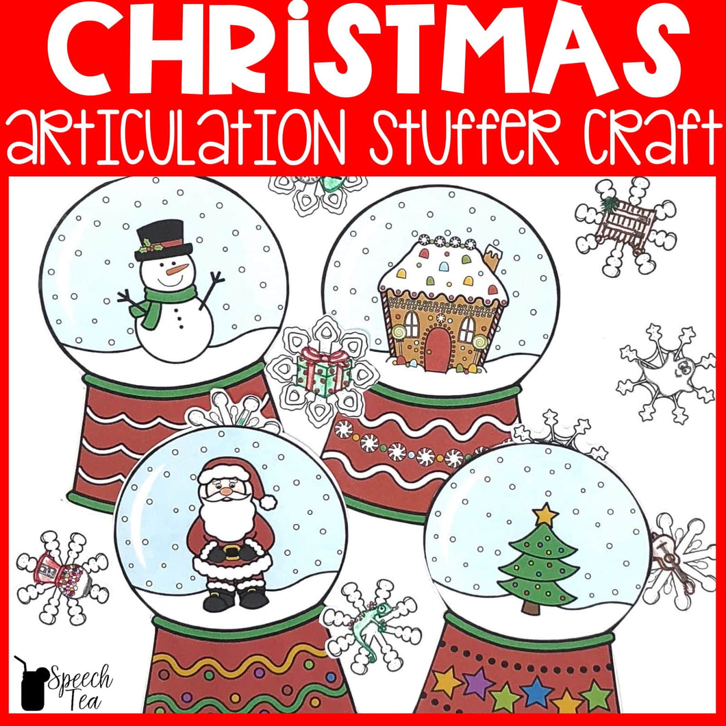 Christmas Articulation Stuffer Craft