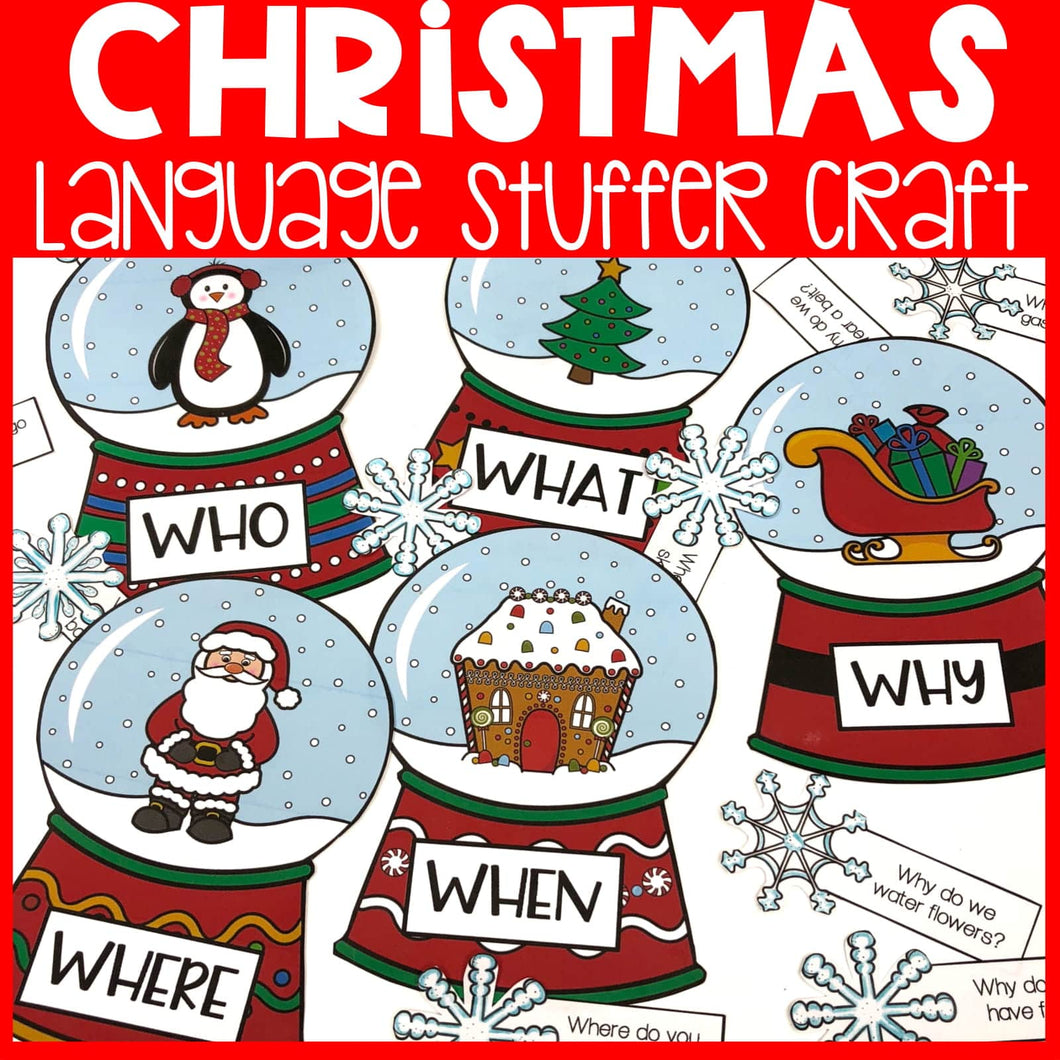 Christmas Language Stuffer Craft