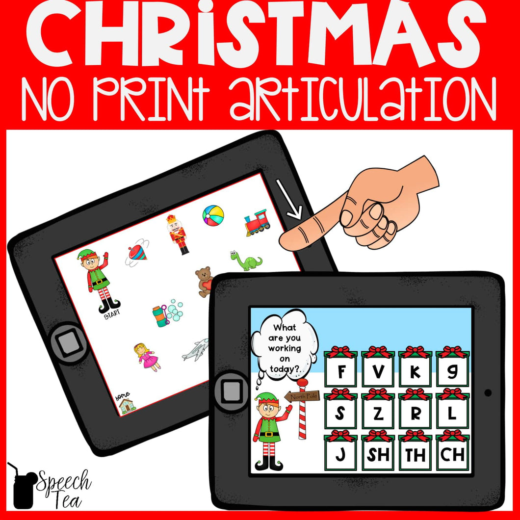 No Print Christmas Articulation