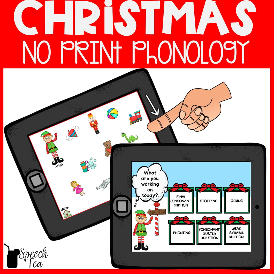 No Print Christmas Phonological Processes