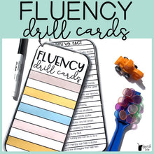 Load image into Gallery viewer, Fluency Drill Cards
