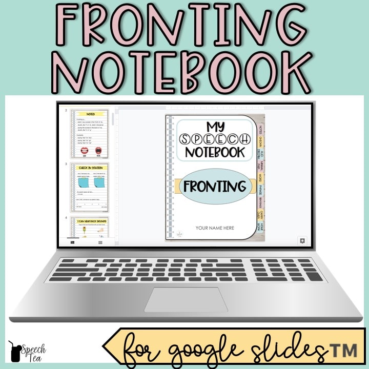 Fronting Digital Interactive Notebook