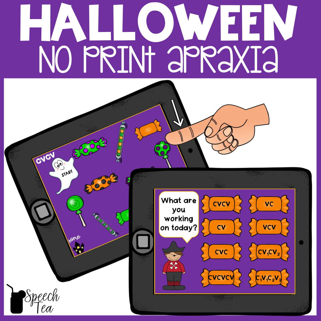 No Print Halloween Apraxia
