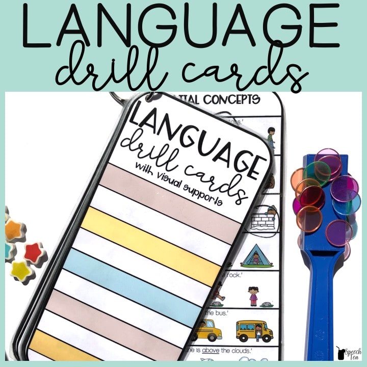 Language Drill Cards