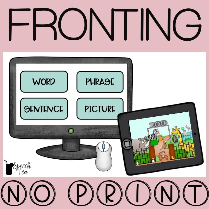 No Print Fronting