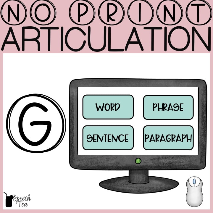 No Print G Articulation