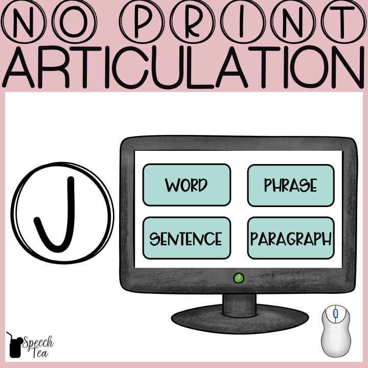No Print J Articulation