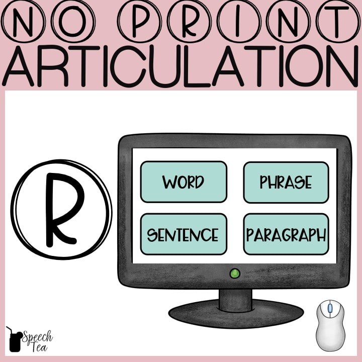 No Print R Articulation