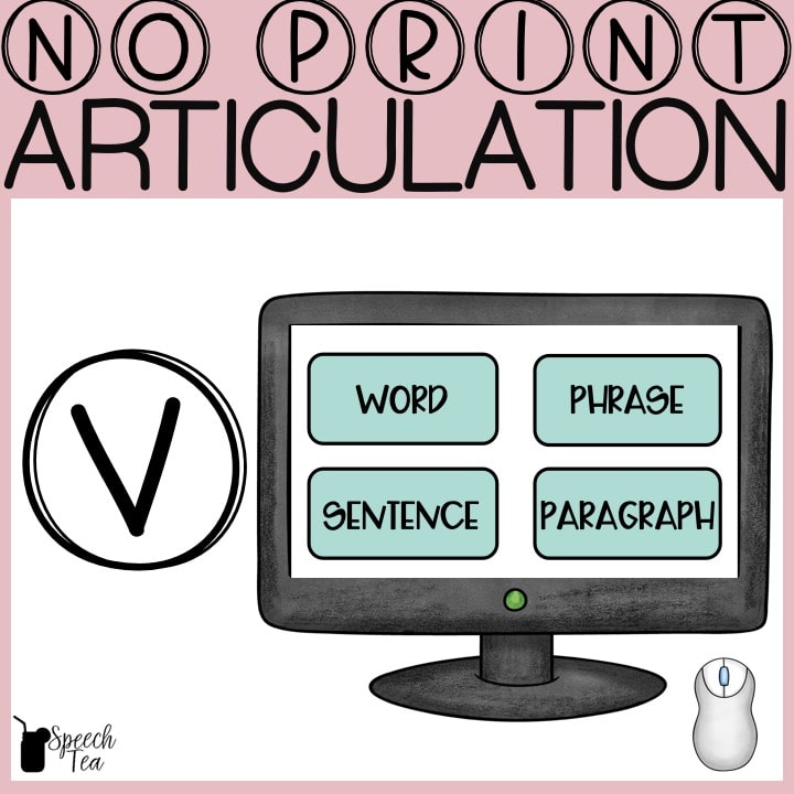 No Print V Articulation