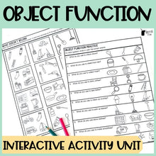 Load image into Gallery viewer, Object Function Interactive Activity Unit for Speech Therapy
