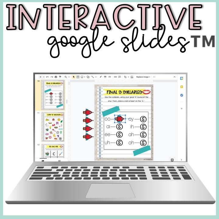 L Articulation Digital Interactive Notebook