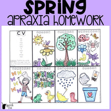 Load image into Gallery viewer, Apraxia Homework Bundle: Seasons and Holidays
