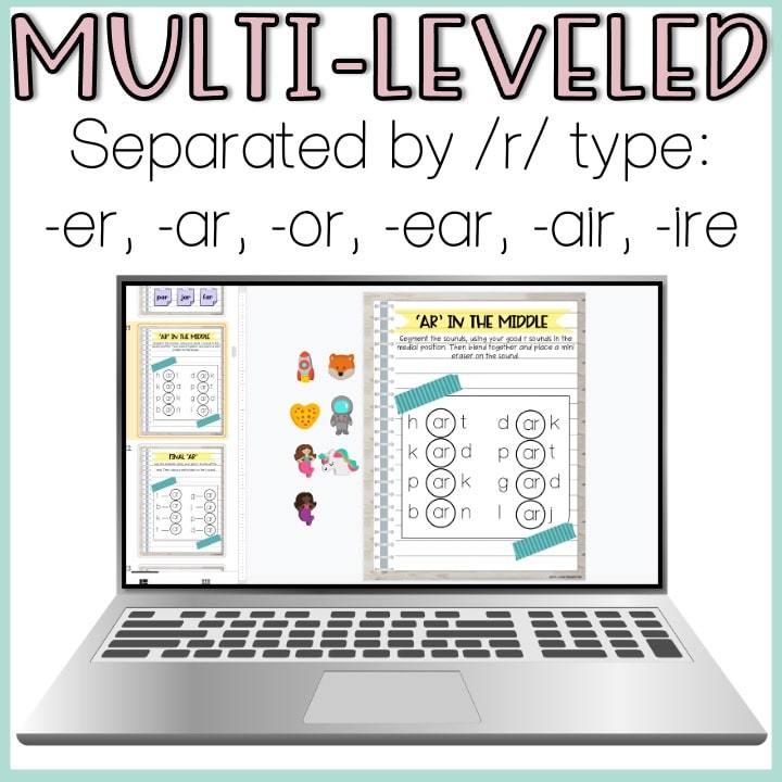 Vocalic R Articulation Digital Interactive Notebook